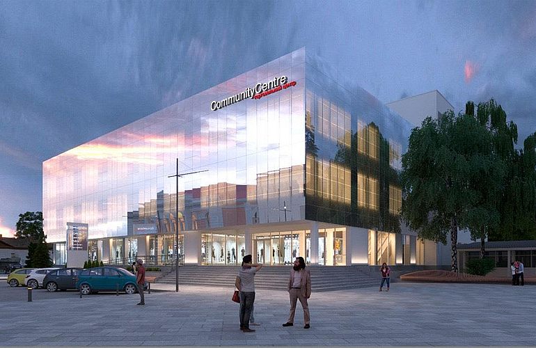 Житомирянам показали, как может выглядеть новый торговый центр на Михайловской. ФОТО
