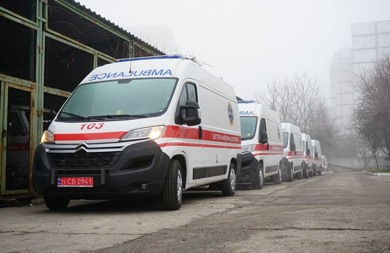 Житомирская область получит 25 новых автомобилей скорой помощи